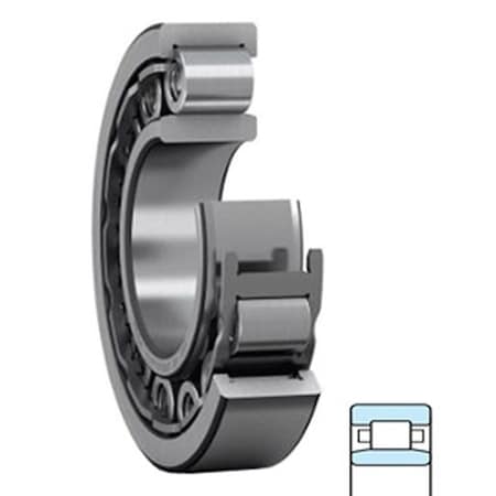 Ntn Cylindrical Roller Bearing, 100MM Bore, Straight, 180MM Outside Diameter MA5220EX